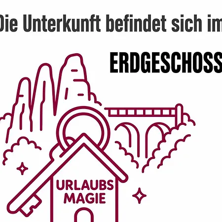 شقة Urlaubsmagie - Sandsteinidyll - Mitten In Der زبنيتس